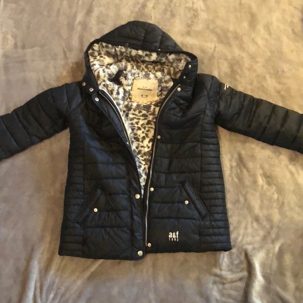 Abercrombie Black Girls Winter Coat